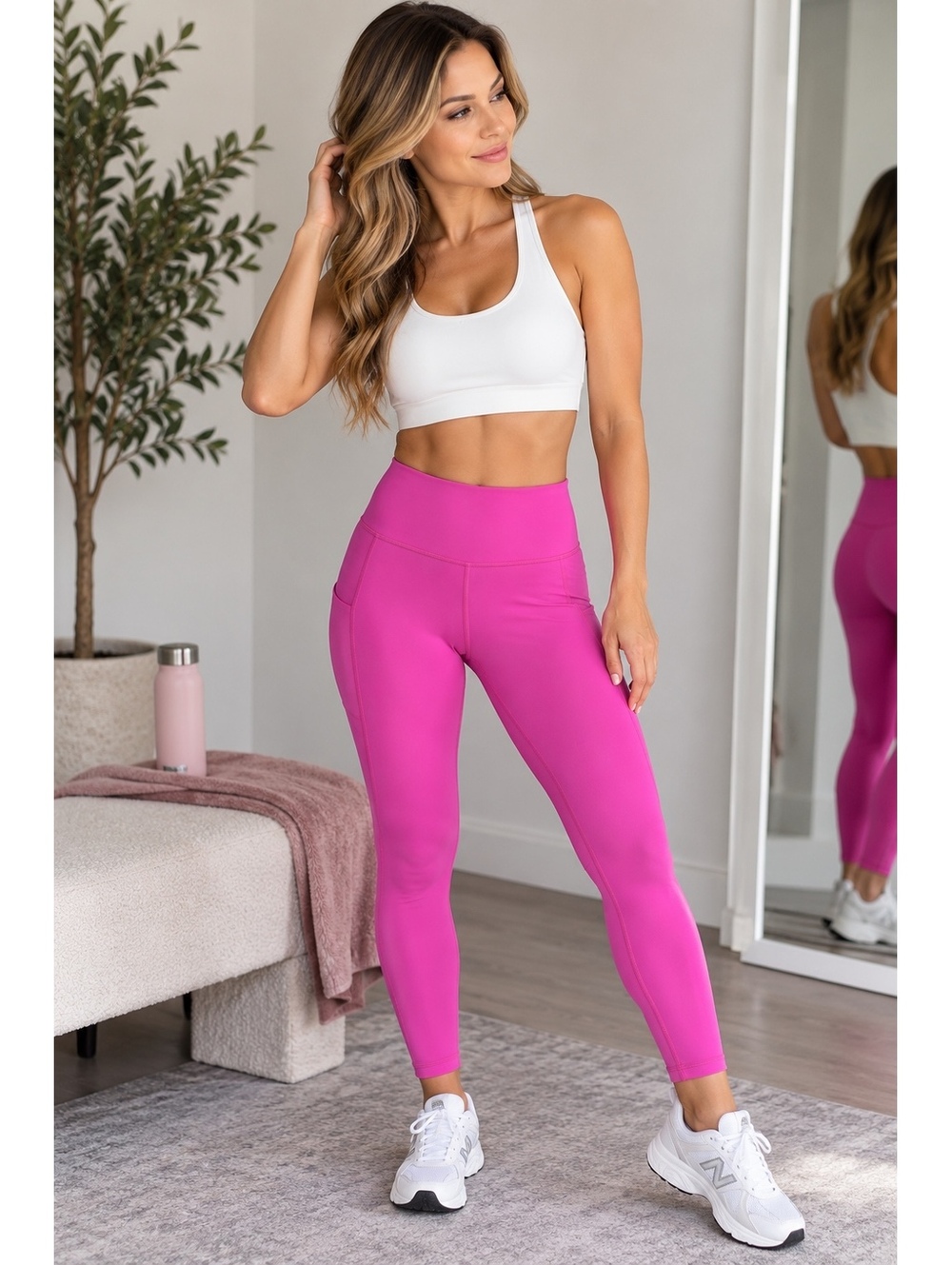 Lululemon Align High-Rise Crop Leggings Pink Size 8